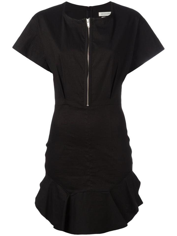 Isabel Marant Étoile - Neit Dress - Women - Cotton/linen/flax/polyamide/spandex/elastane - 36, Black, Cotton/linen/flax/polyamide/spandex/elastane