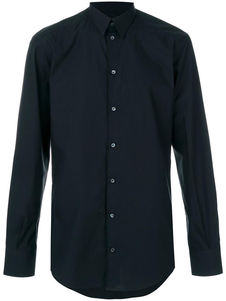 Dolce & Gabbana - Formal Shirt - Men - Cotton - 40, Black, Cotton