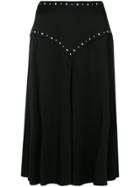 Moschino Studded High-waist Skirt - Black