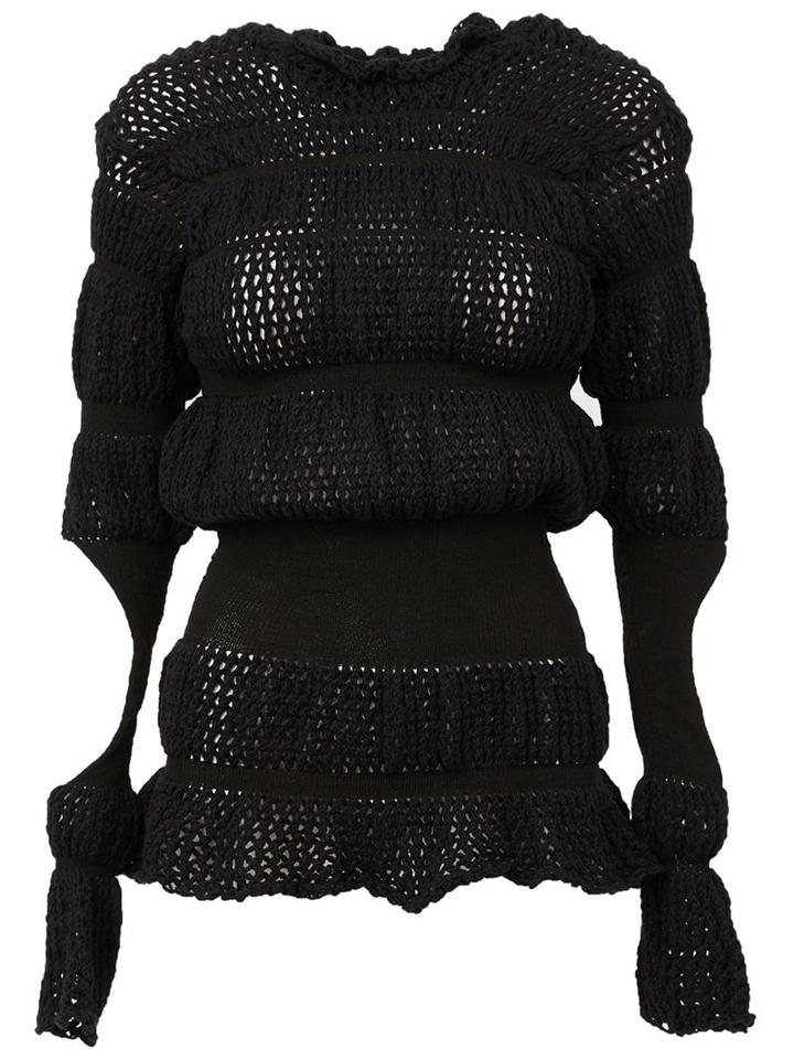 Helen Lawrence Knitted Cut-out Sweater