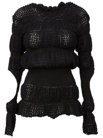 Helen Lawrence Knitted Cut-out Sweater
