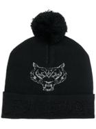 Plein Sport Pom-pom Beanie - Black