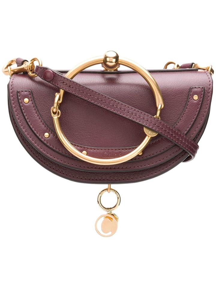 Chloé Nile Miaudière Cross Body Bag - Purple