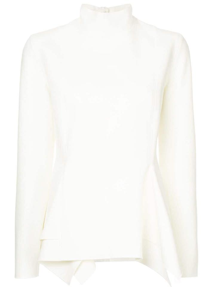 Maison Rabih Kayrouz Asymmetric Blouse - White