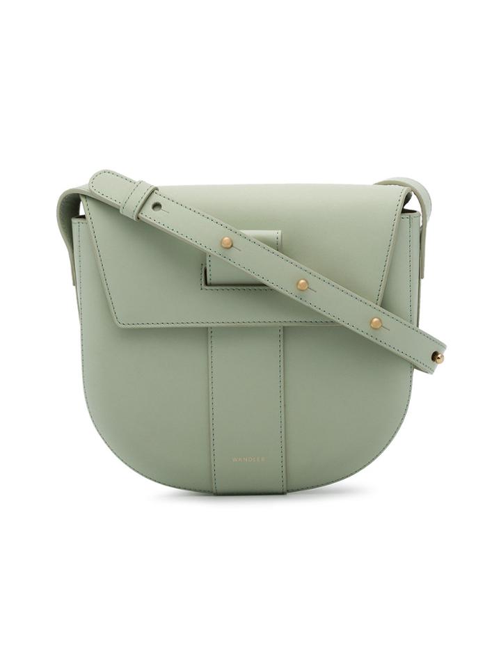 Wandler Green Miles Leather Cross Body Bag