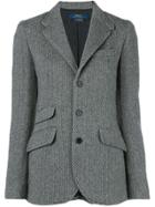 Polo Ralph Lauren Herringbone Blazer - Black