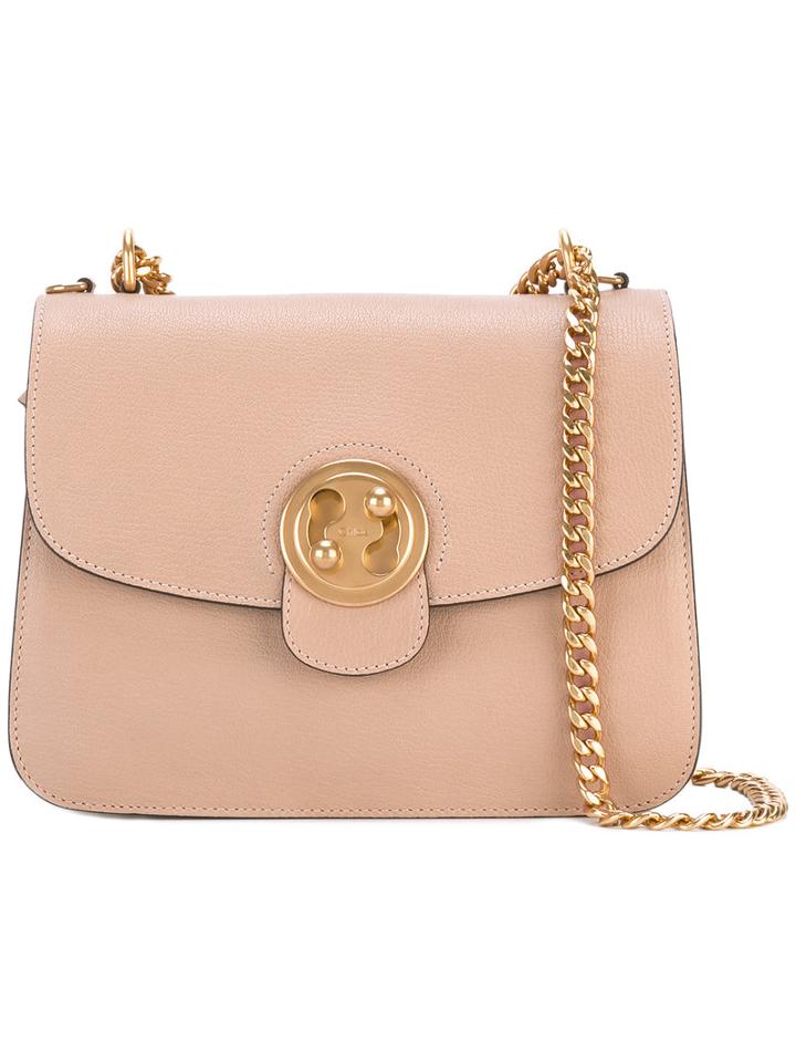 Chloé - Mily Shoulder Bag - Women - Goat Skin/lamb Skin/calf Suede - One Size, Nude/neutrals, Goat Skin/lamb Skin/calf Suede