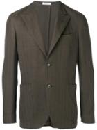 Boglioli Button Up Blazer, Men's, Size: 46, Brown, Cotton/cupro