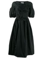 Molly Goddard Knot Detail Dress - Black