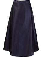 Vitorino Campos Midi Skirt, Women's, Size: 38, Blue, Silk/acetate