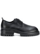 Ann Demeulemeester Leather Lace Up Shoes - Black