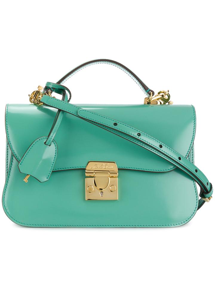 Mark Cross Clasp Closure Shoulder Bag - Green