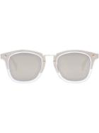 Fendi Eyewear Ff Square Frame Sunglasses - Gold
