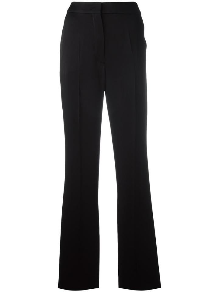 Sportmax Classic Flared Trousers, Women's, Size: 38, Black, Acetate/viscose