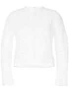 Aula Embroidered Blouse - White