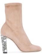 Jimmy Choo Maine Boots - Nude & Neutrals