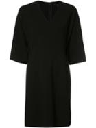 Derek Lam Bell Sleeve Dress, Women's, Size: 38, Black, Virgin Wool/spandex/elastane
