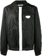 Givenchy - Hooded Lightweight Jacket - Men - Calf Leather/polyamide - 46, Black, Calf Leather/polyamide