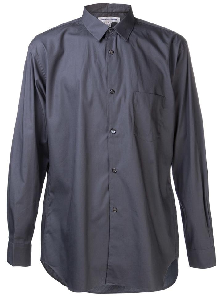 Comme Des Garçons Shirt Classic Cotton Button Down - Grey