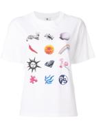 Ps By Paul Smith 'mixed Charm' Print T-shirt - White