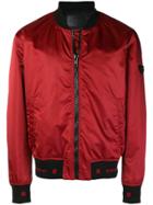 Givenchy 4g Satin Bomber Jacket - Red