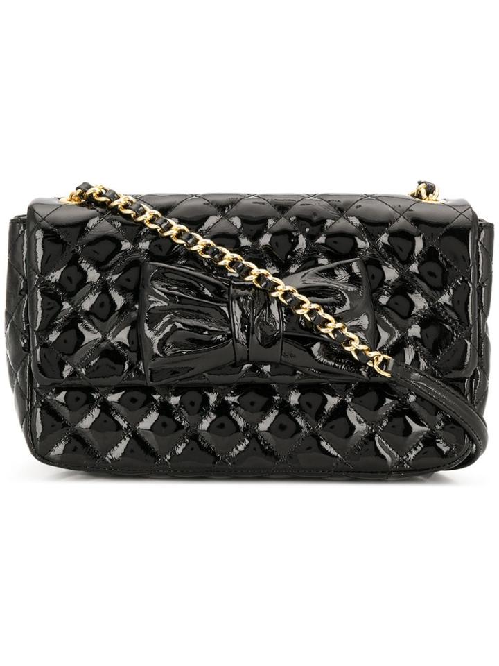 Moschino Cheap & Chic Diamond Quilt Crossbody Bag - Black
