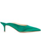 Gianvito Rossi Reeve Mules - Green