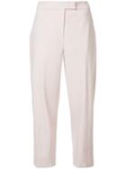 Nehera Cropped Tapered Trousers - Pink