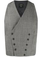 Jean Paul Gaultier Pre-owned Striped Waistcoat - Grey