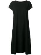 Y's T-shirt Dress With Tied Detail - Black