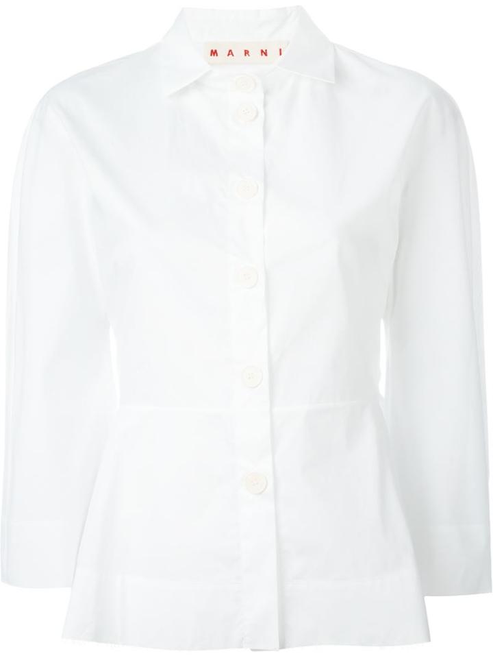 Marni Flared Hem Shirt