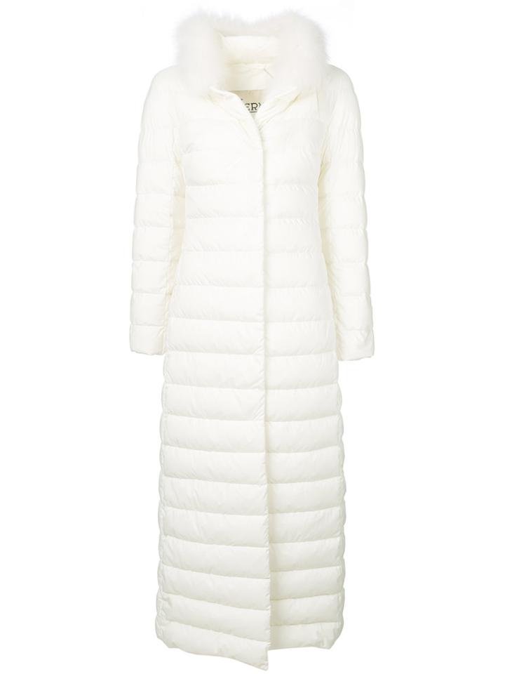 Herno Long Padded Coat - White