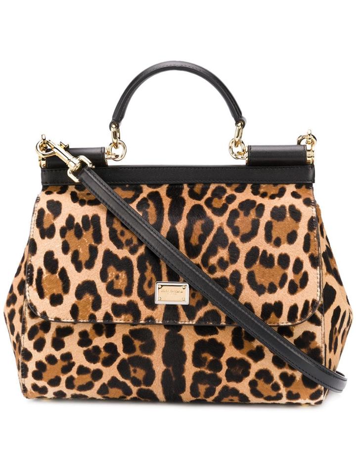 Dolce & Gabbana Sicily Tote - Brown