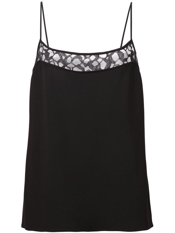Elie Saab Lace Trim Cami Top