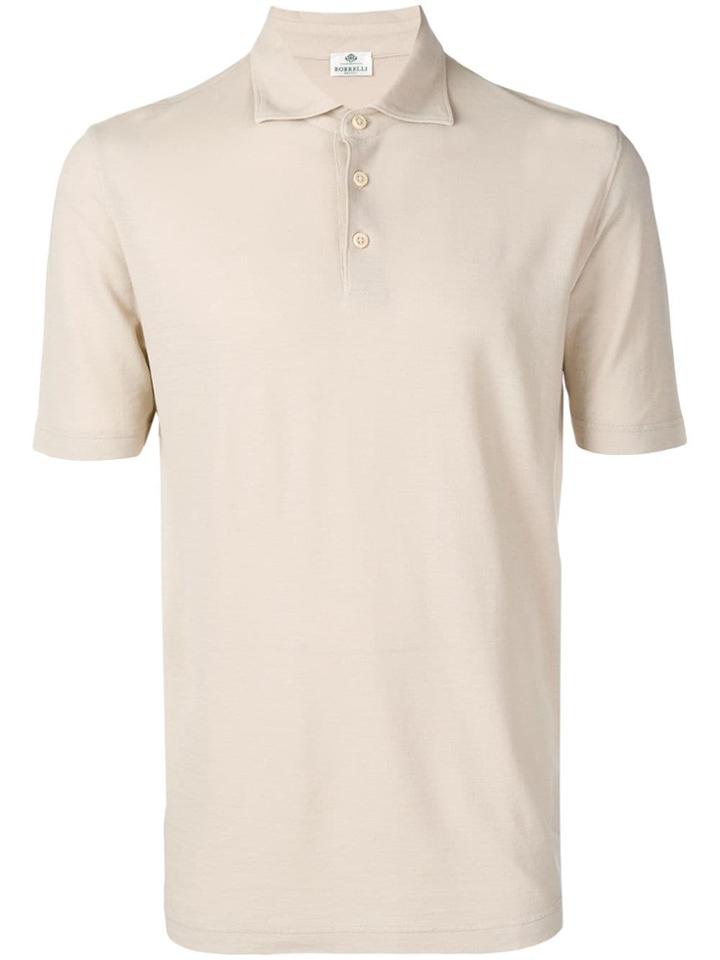 Borrelli Classic Polo Shirt - Neutrals