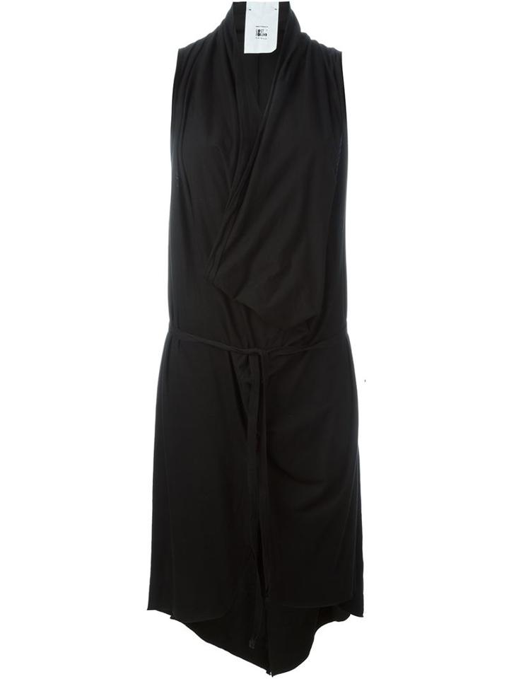 Lost & Found Rooms Draped Cowl Neck Dress, Women's, Size: Small, Black, Cotton