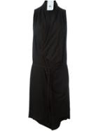 Lost & Found Rooms Draped Cowl Neck Dress, Women's, Size: Small, Black, Cotton