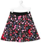 Kenzo Kids - Teen Paris Print Skirt - Kids - Cotton - 14 Yrs, Black