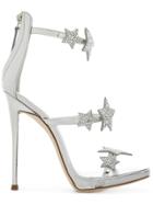 Giuseppe Zanotti Design Embellished Star Sandals - Metallic