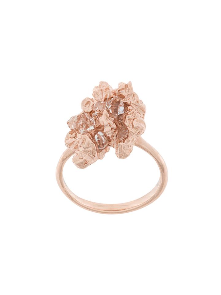 Niza Huang Under Earth Irregular Ring - Pink & Purple