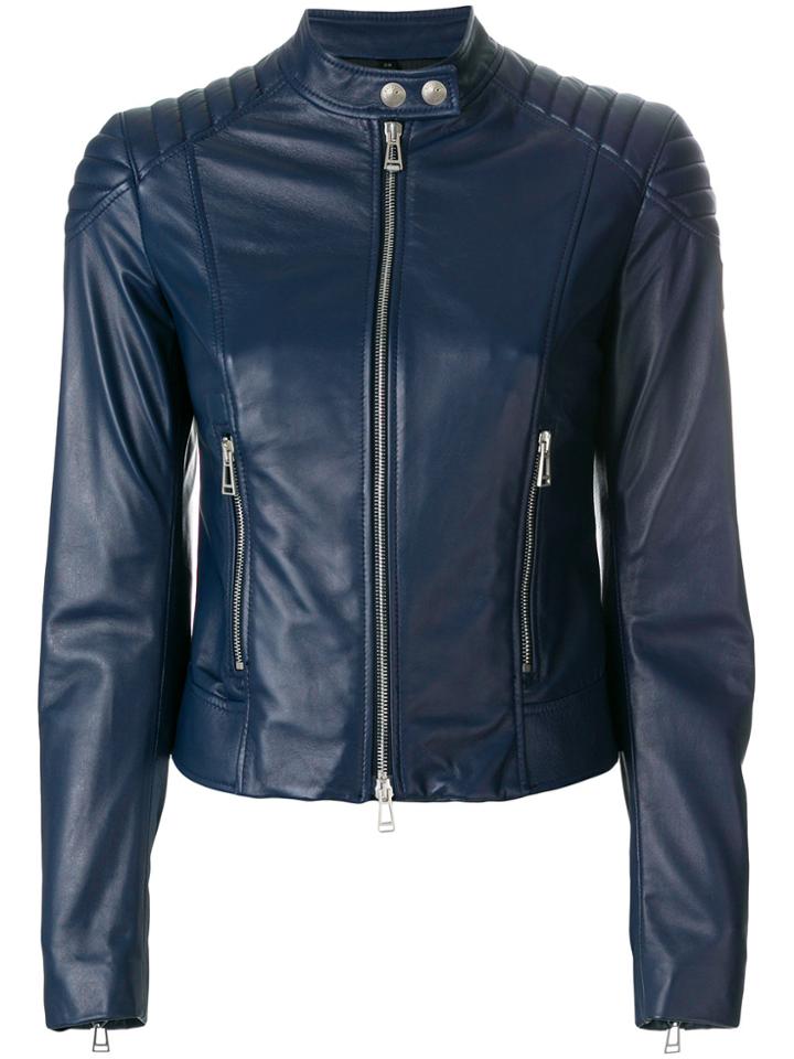 Belstaff Quilted Motor Jacket - Blue