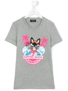 Dsquared2 Kids Print T-shirt, Girl's, Size: 16 Yrs, Grey