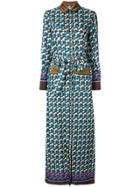 F.r.s For Restless Sleepers Geometric Print Kimono - Multicolour