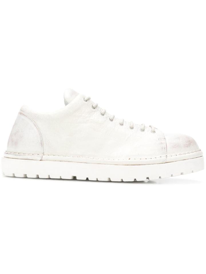 Marsèll Lace-up Platform Shoes - White