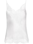 Carine Gilson Lace V-neck Camisole - White