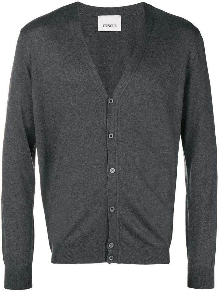 Laneus Button-down Cardigan - Grey