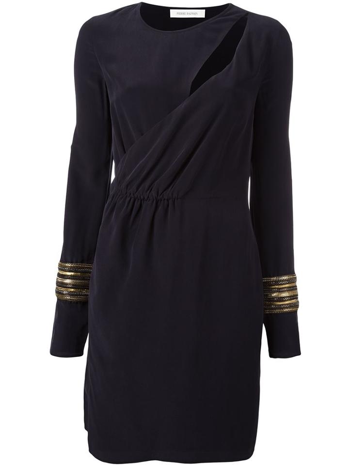 Pierre Balmain Cut-out Wrap Dress