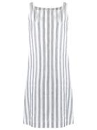 Egrey Striped Dress
