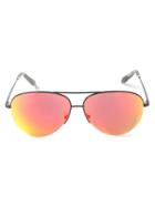Victoria Beckham Aviator Sunglasses, Women's, Black, Acetate/steel