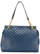 Gucci Soft Gucci Signature Shoulder Bag - Blue
